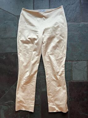 Elegant shiny cream/gold pants, small